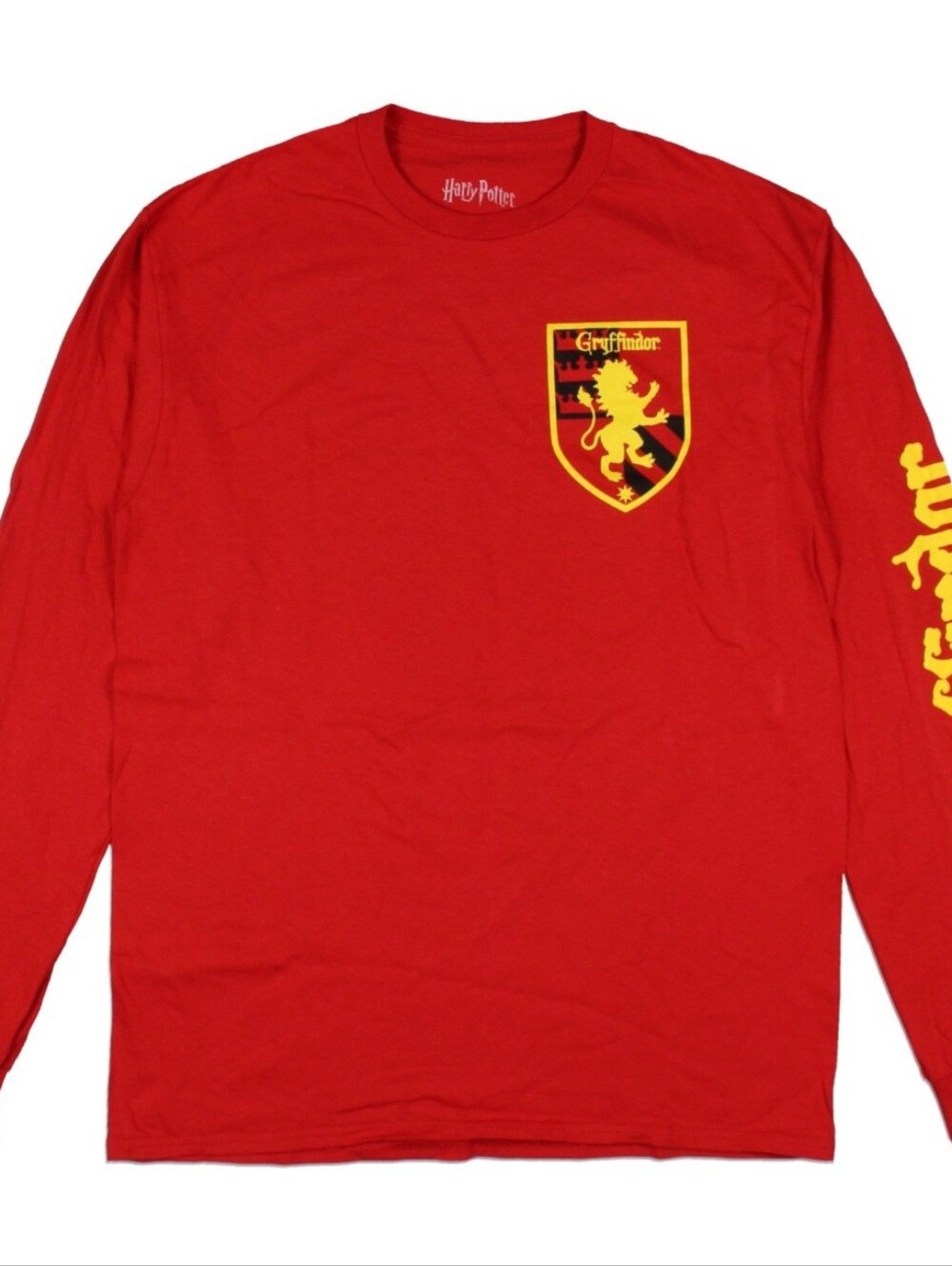 Harry Potter Gryffindor Red Long Sleeve Tee